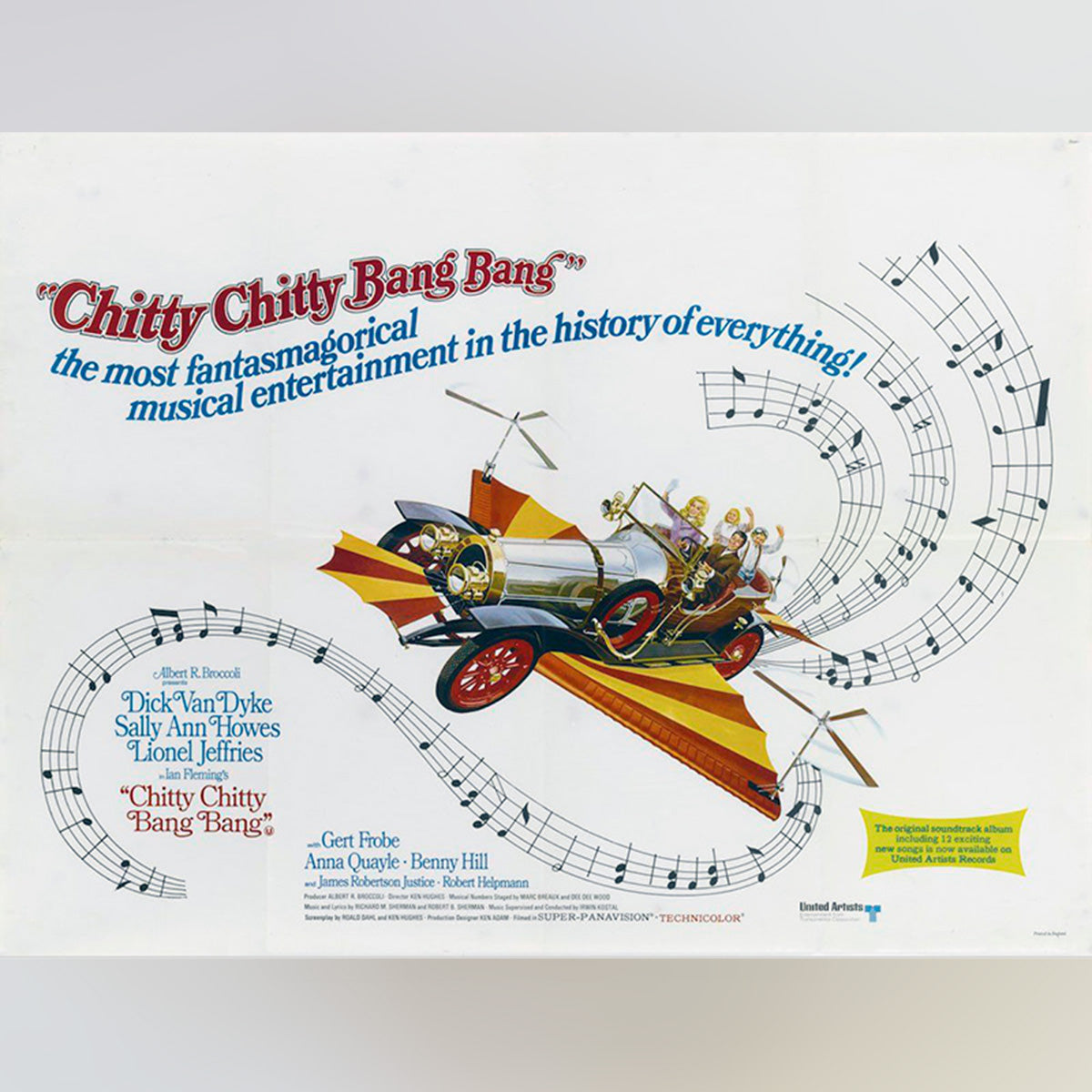 Original Movie Poster of Chitty Chitty Bang Bang (1968)