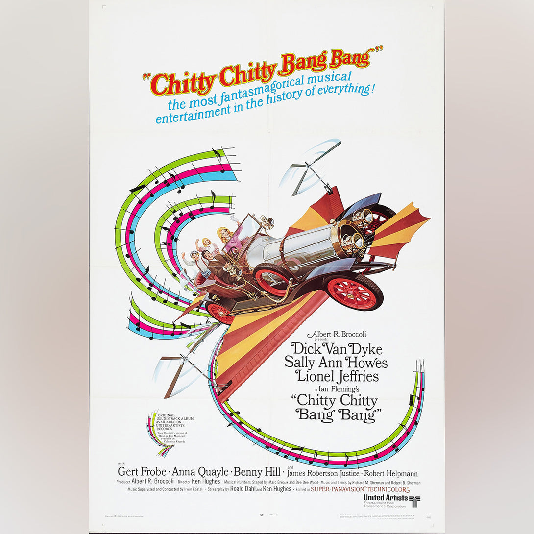 Original Movie Poster of Chitty Chitty Bang Bang (1968)