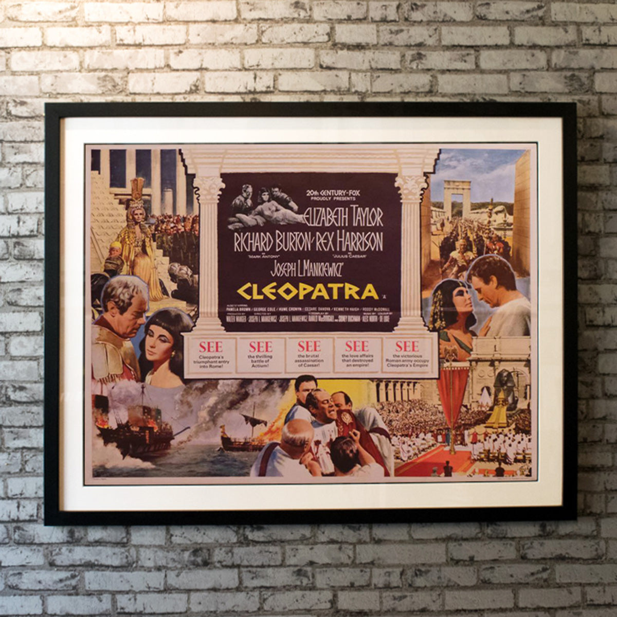 Original Movie Poster of Cleopatra (1963)
