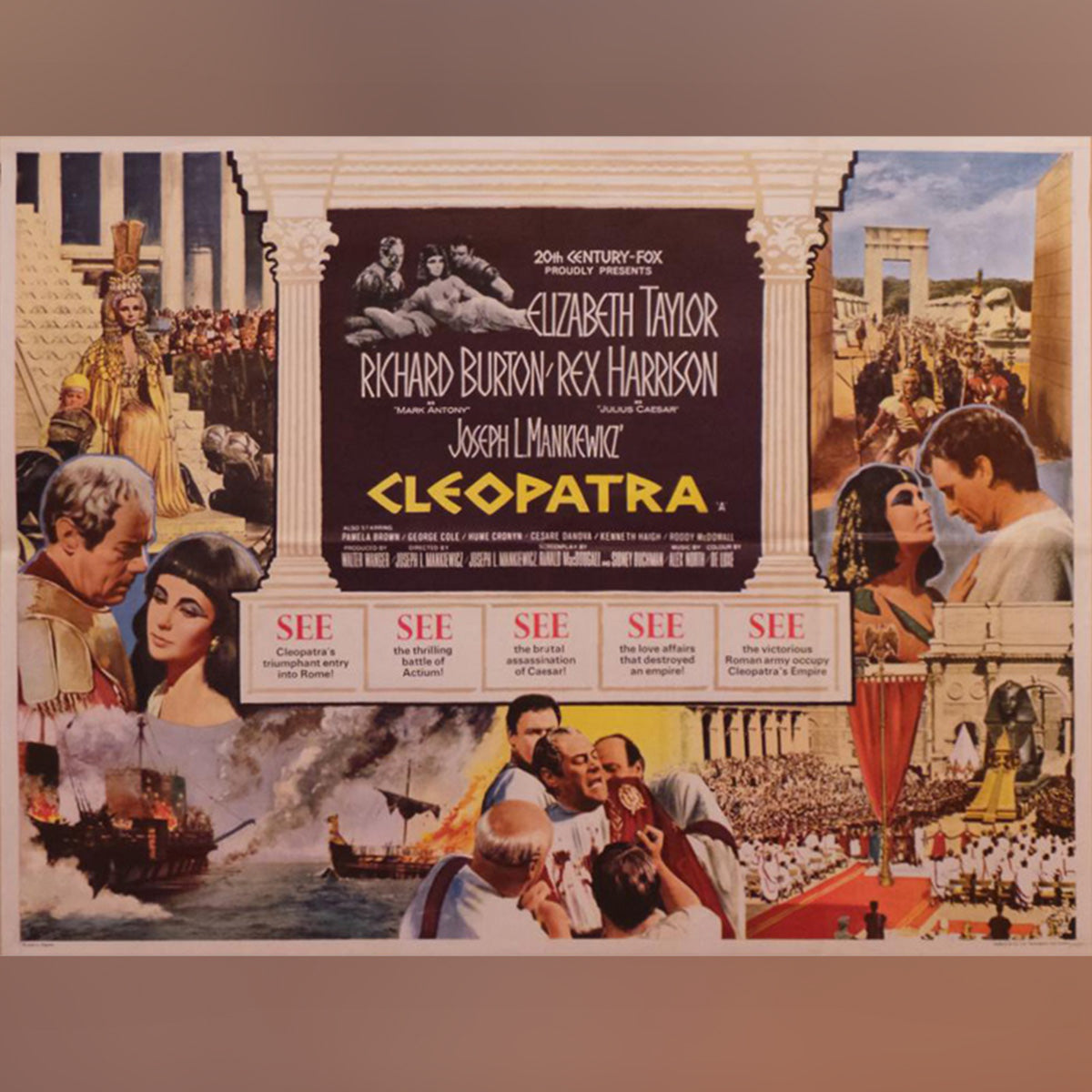 Original Movie Poster of Cleopatra (1963)