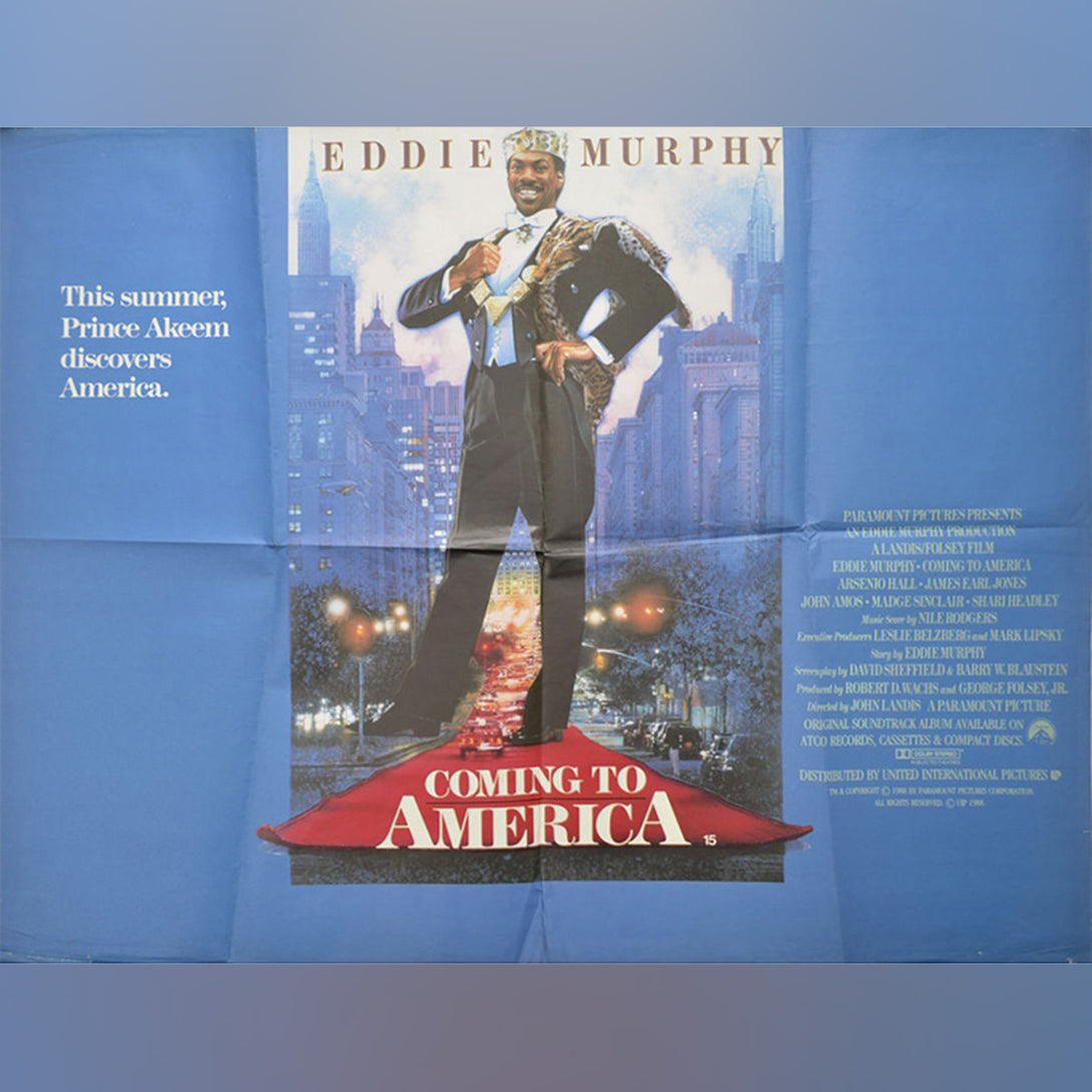 IAO Filmposter Coming To America, Eddie Murphy, A4 IAO Filmposter Coming To America, Eddie Murphy, A4
