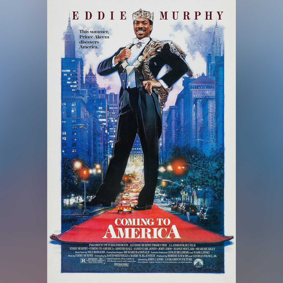 Original Movie Poster of Coming To America (1988)