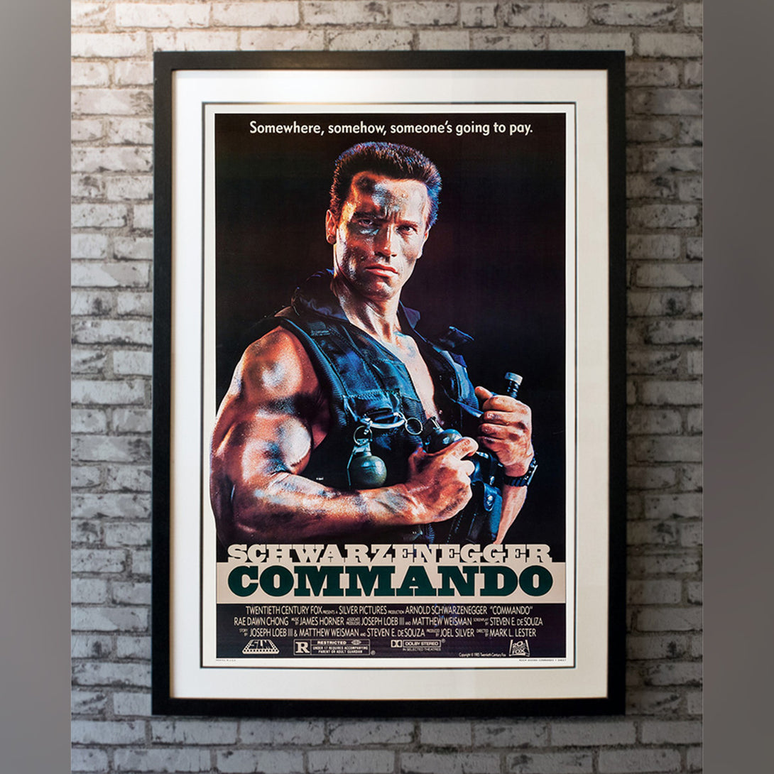 Original Movie Poster of Commando (1985)