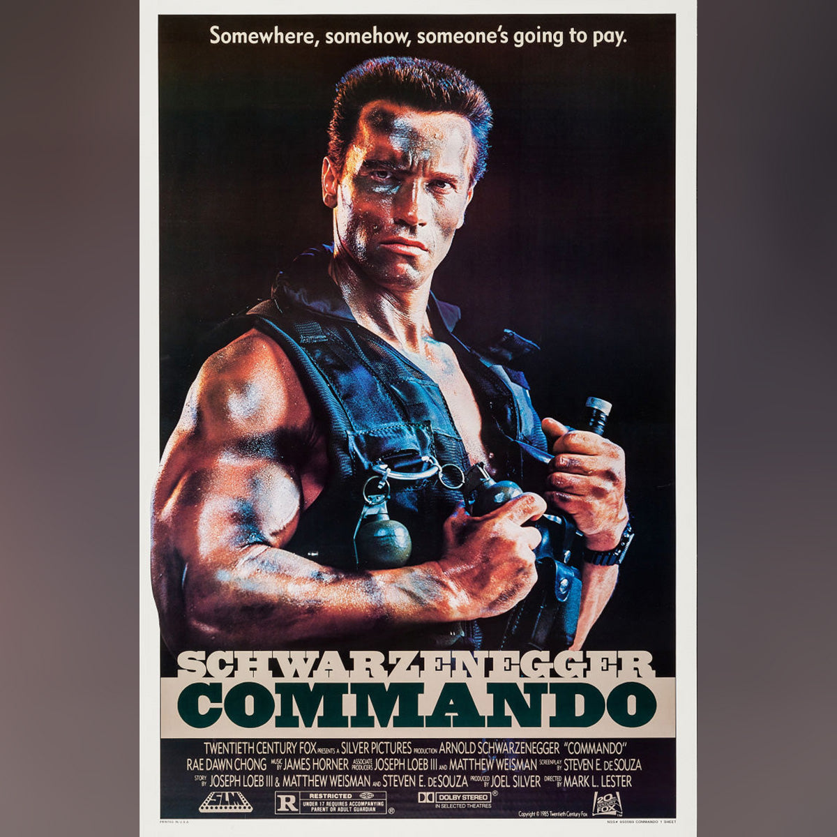 Original Movie Poster of Commando (1985)