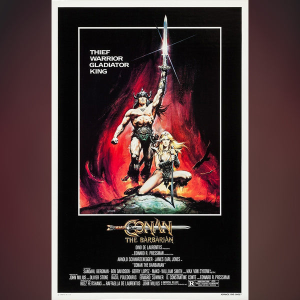 Original Movie Poster of Conan The Barbarian (1982)