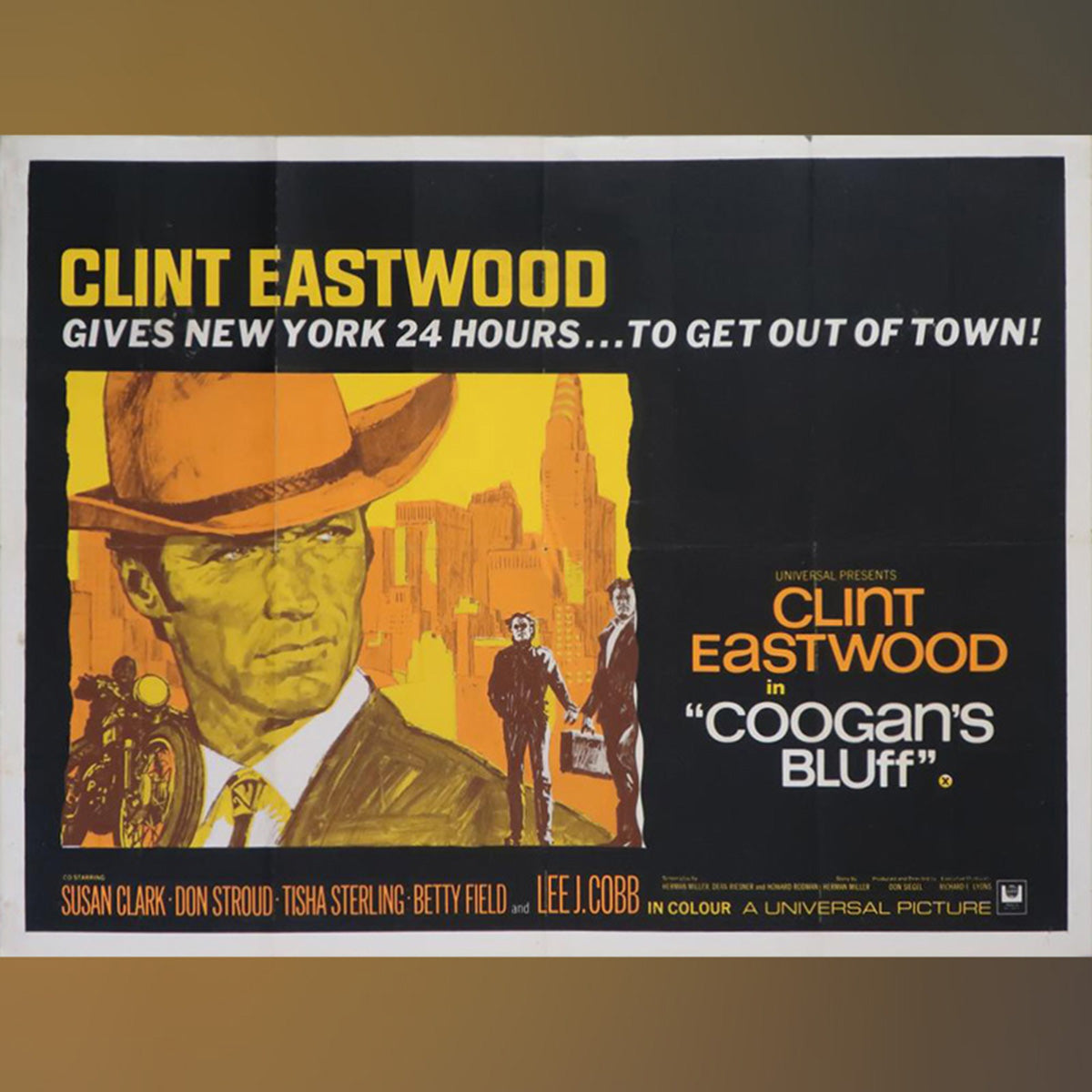 Original Movie Poster of Coogan's Bluff (1968)