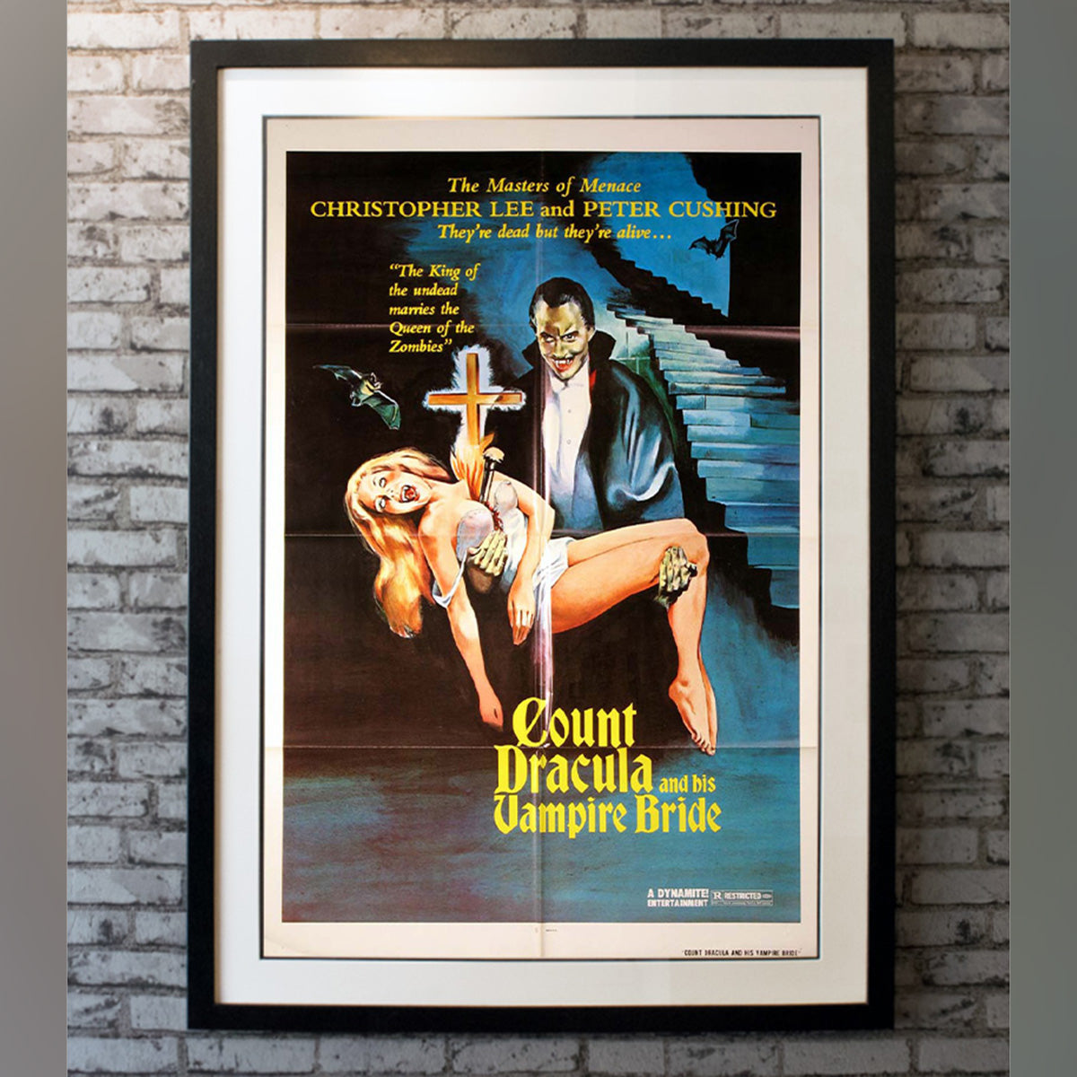 Original Movie Poster of Count Dracula And His Vampire Bride (1973)