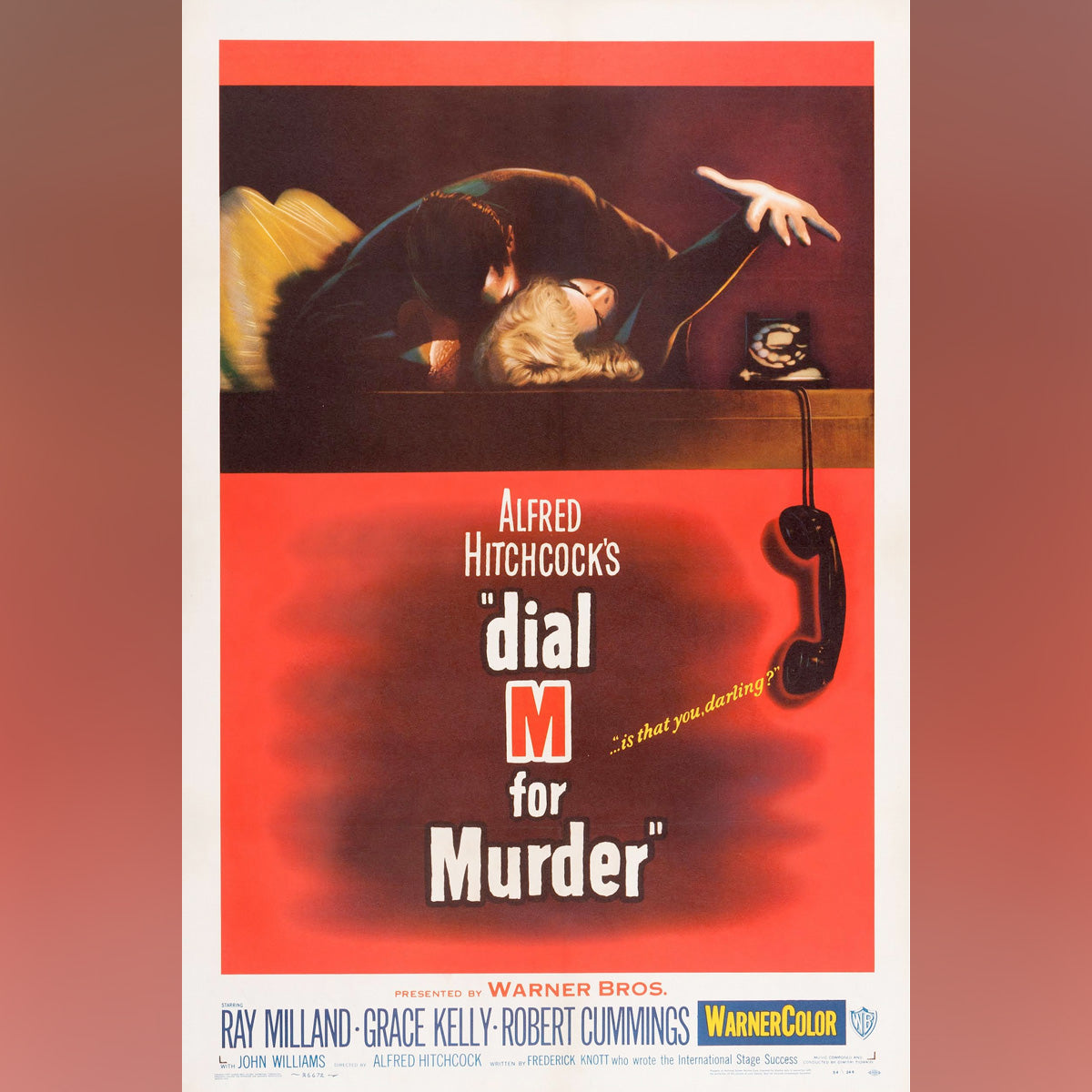 Original Movie Poster of Dial M For Murder (1954)