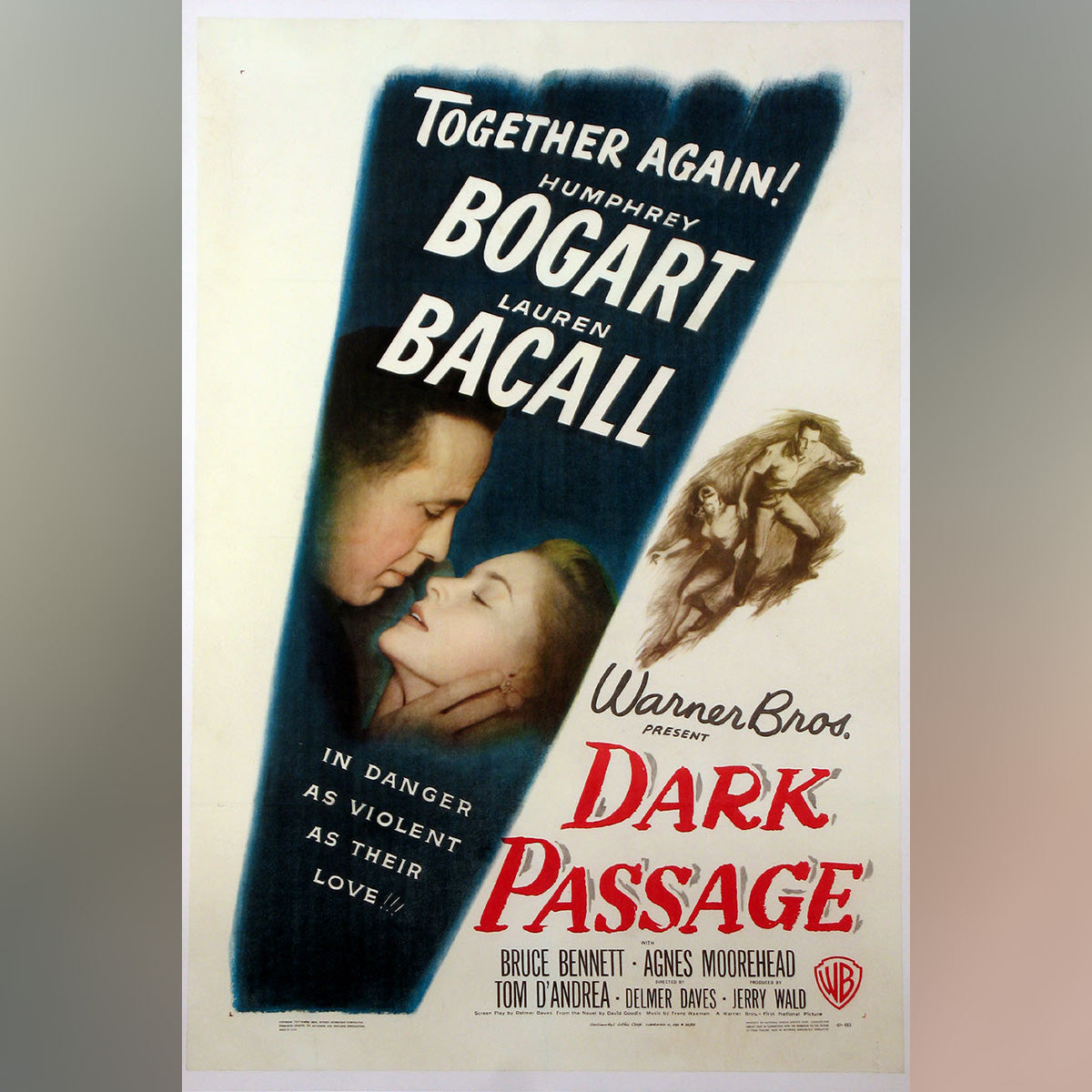 Original Movie Poster of Dark Passage (1947)