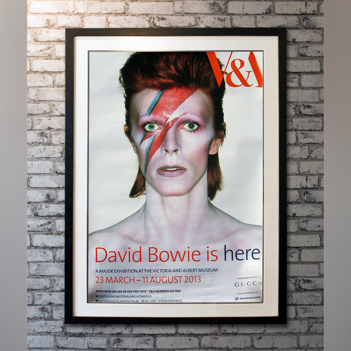 Original Movie Poster of David Bowie Va Exhibition Poster (2013)