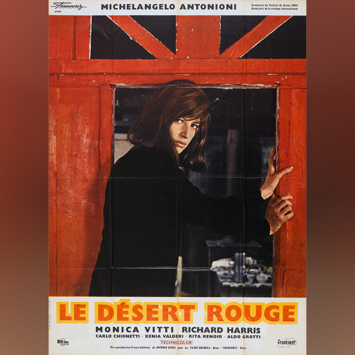 Original Movie Poster of Le Désert Rouge (1964)
