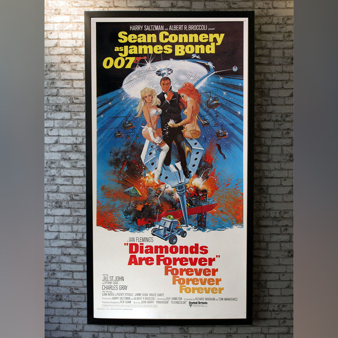 Original Movie Poster of Diamonds Are Forever (1971)