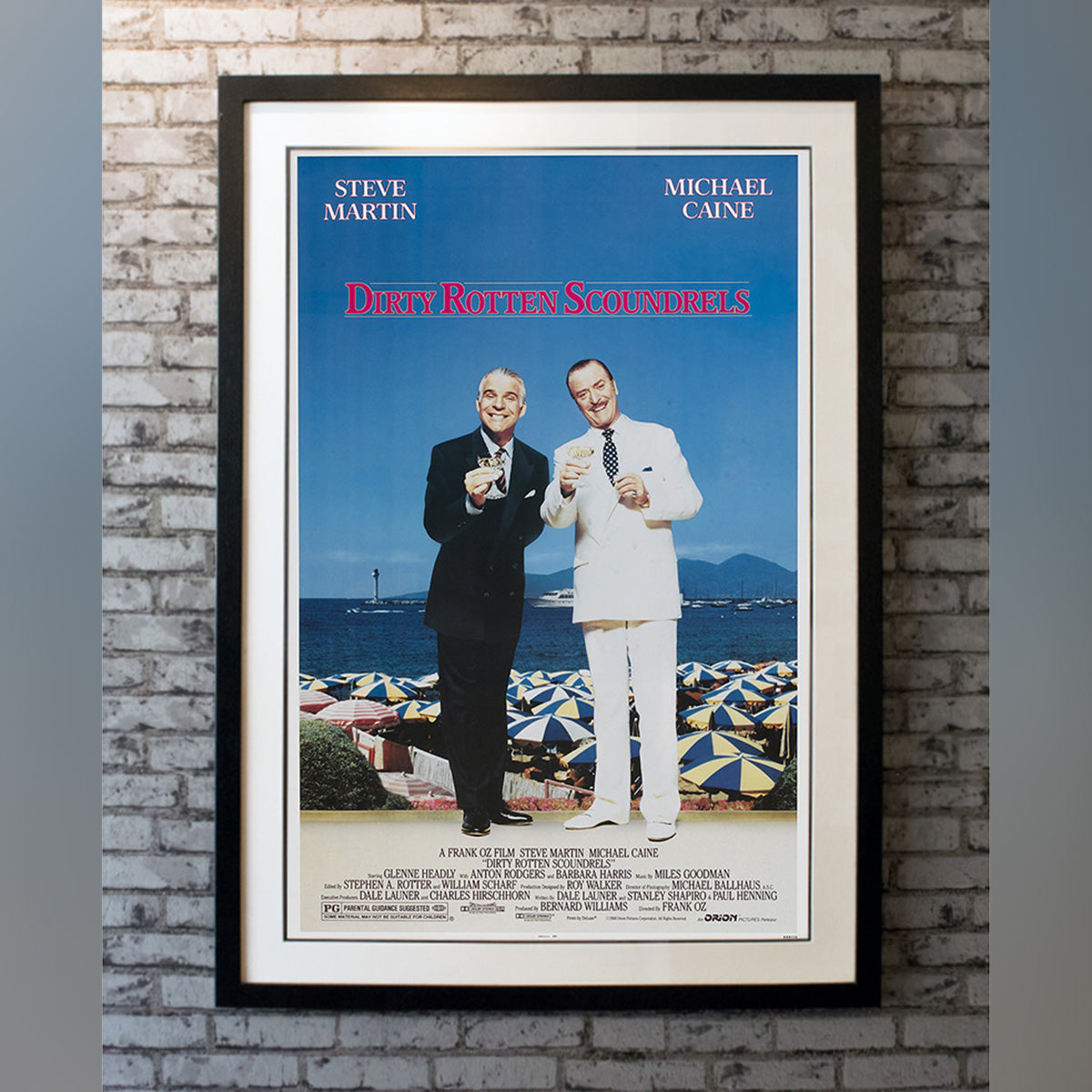 Original Movie Poster of Dirty Rotten Scoundrels (1988)
