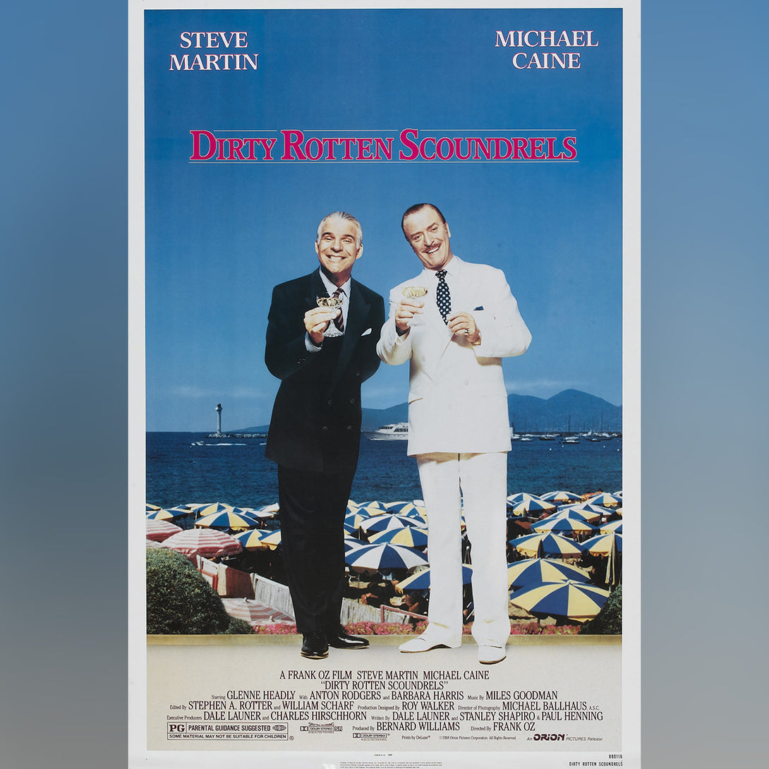 Original Movie Poster of Dirty Rotten Scoundrels (1988)