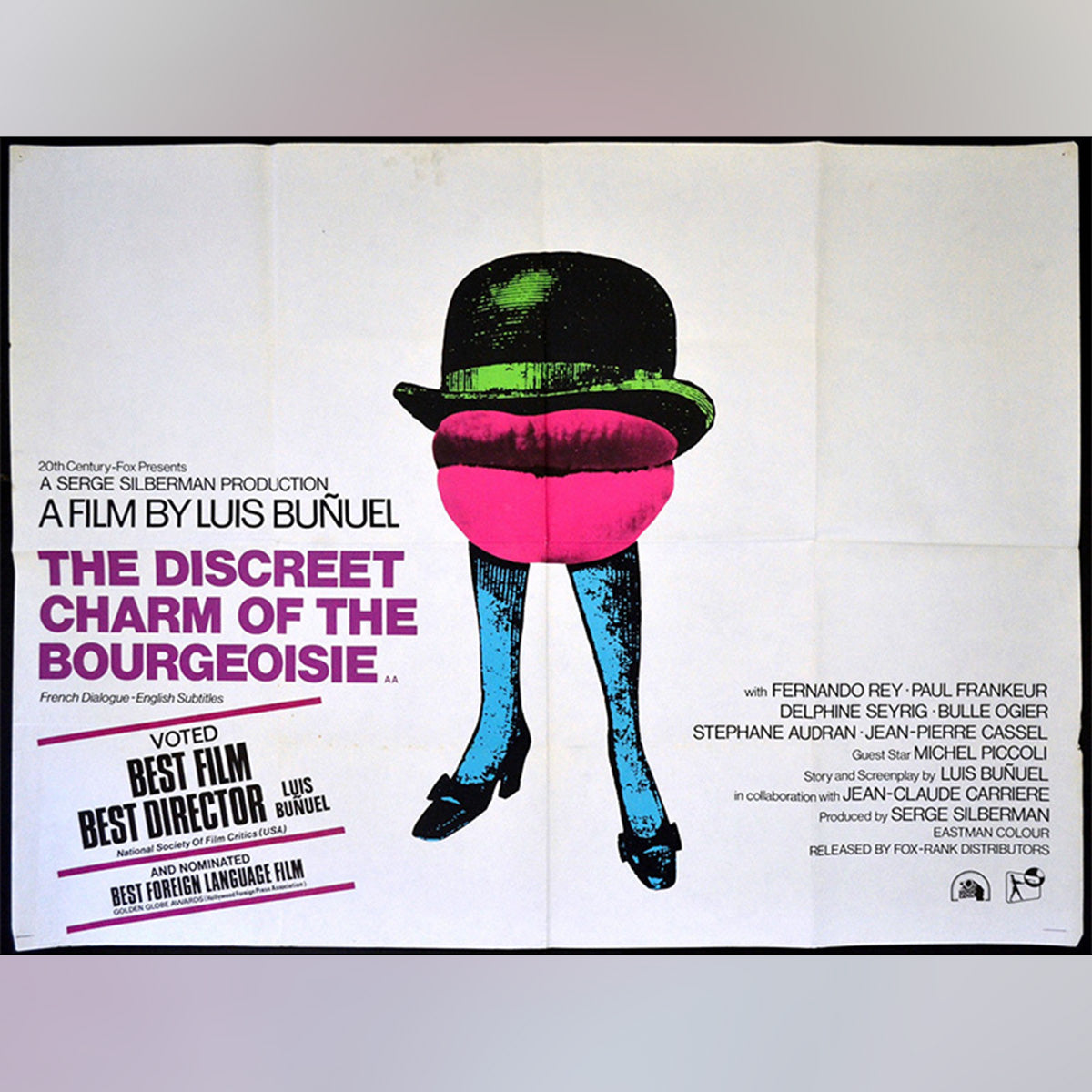Original Movie Poster of Discreet Charm Of The Bourgeoisie, The (1972)