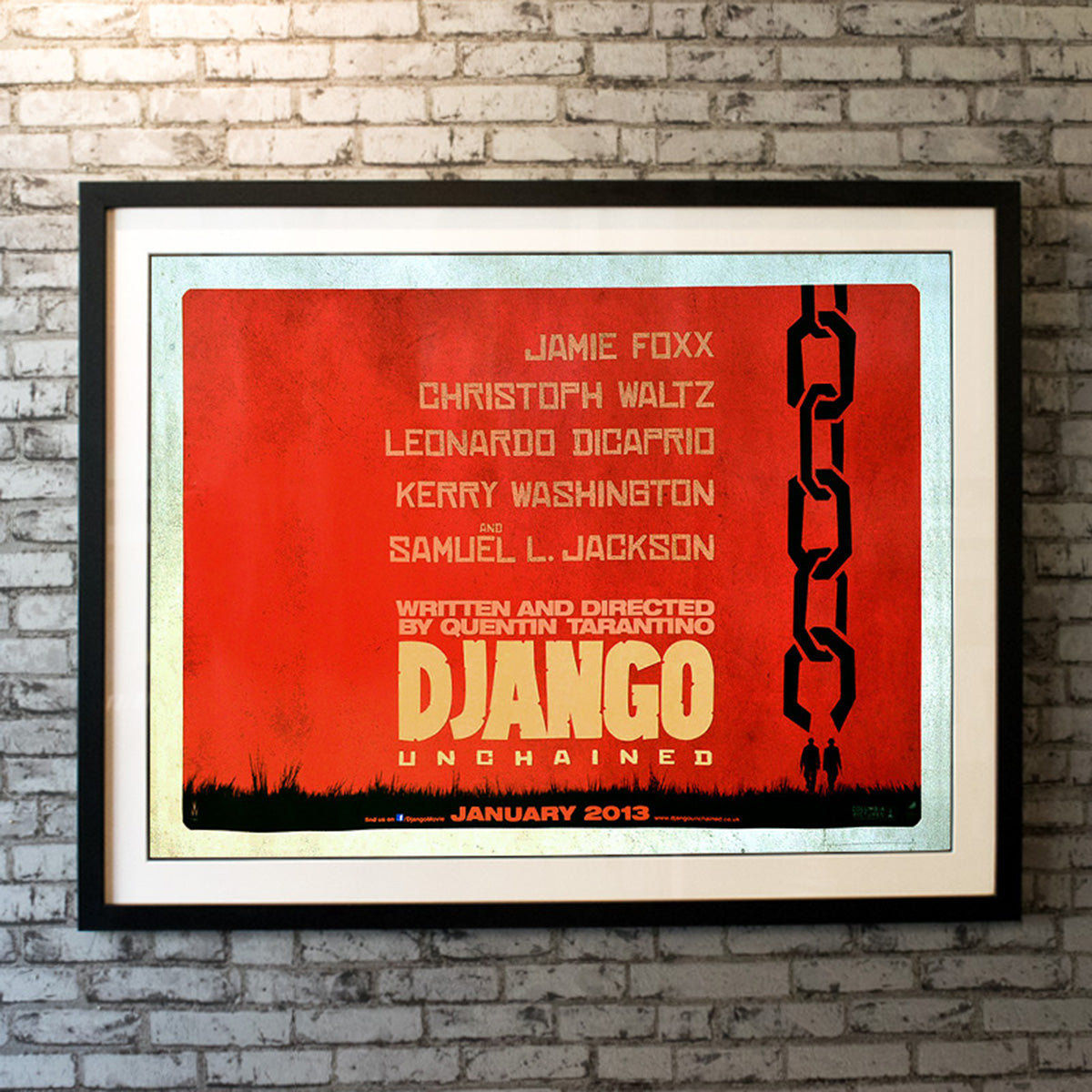 Original Movie Poster of Django Unchained (2012)