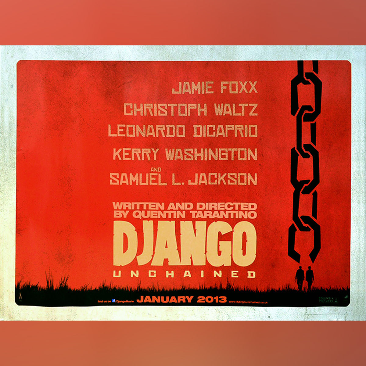 Original Movie Poster of Django Unchained (2012)