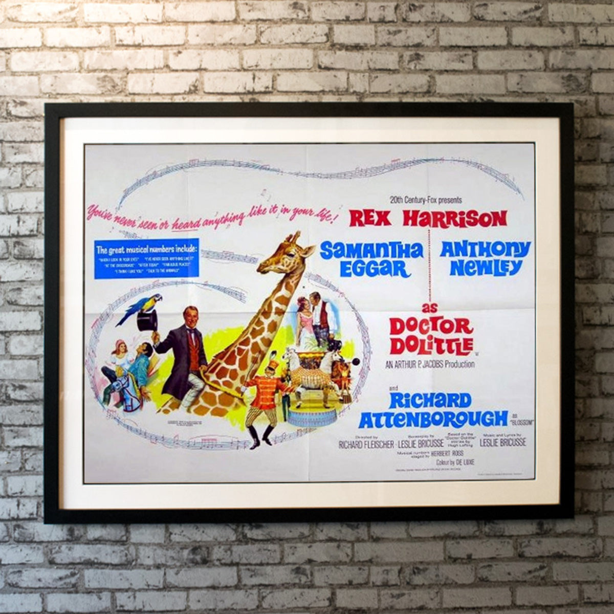 Original Movie Poster of Doctor Dolittle (1967)