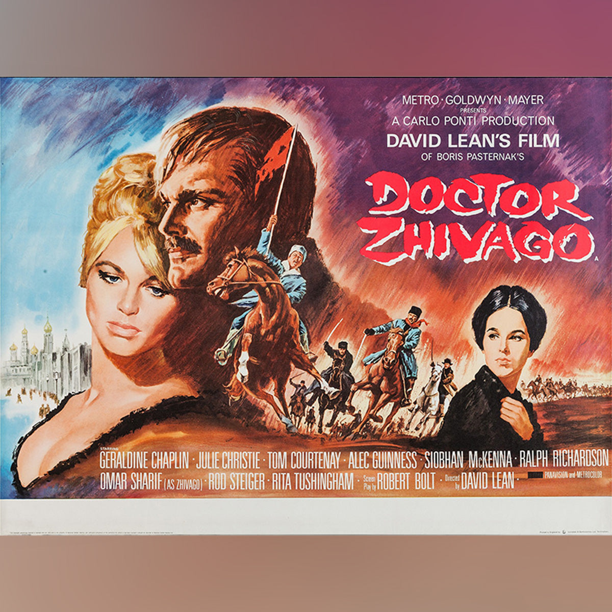 Original Movie Poster of Doctor Zhivago (1965)