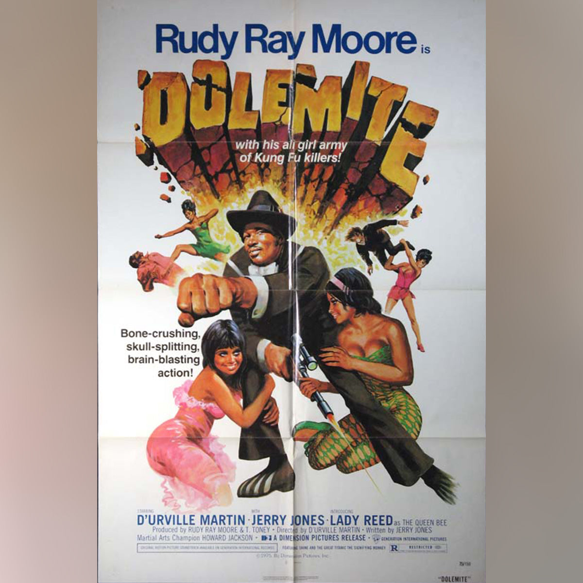 Original Movie Poster of Dolemite (1975)