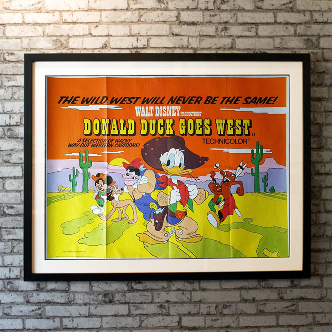 Original Movie Poster of Donald Duck Goes West (1977)