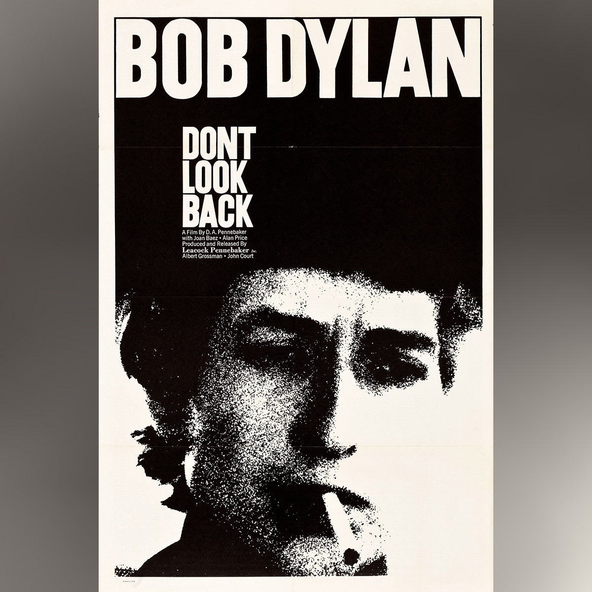 Original Movie Poster of Dont Look Back (1967)