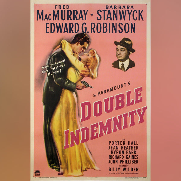 Original Movie Poster of Double Indemnity (1944)