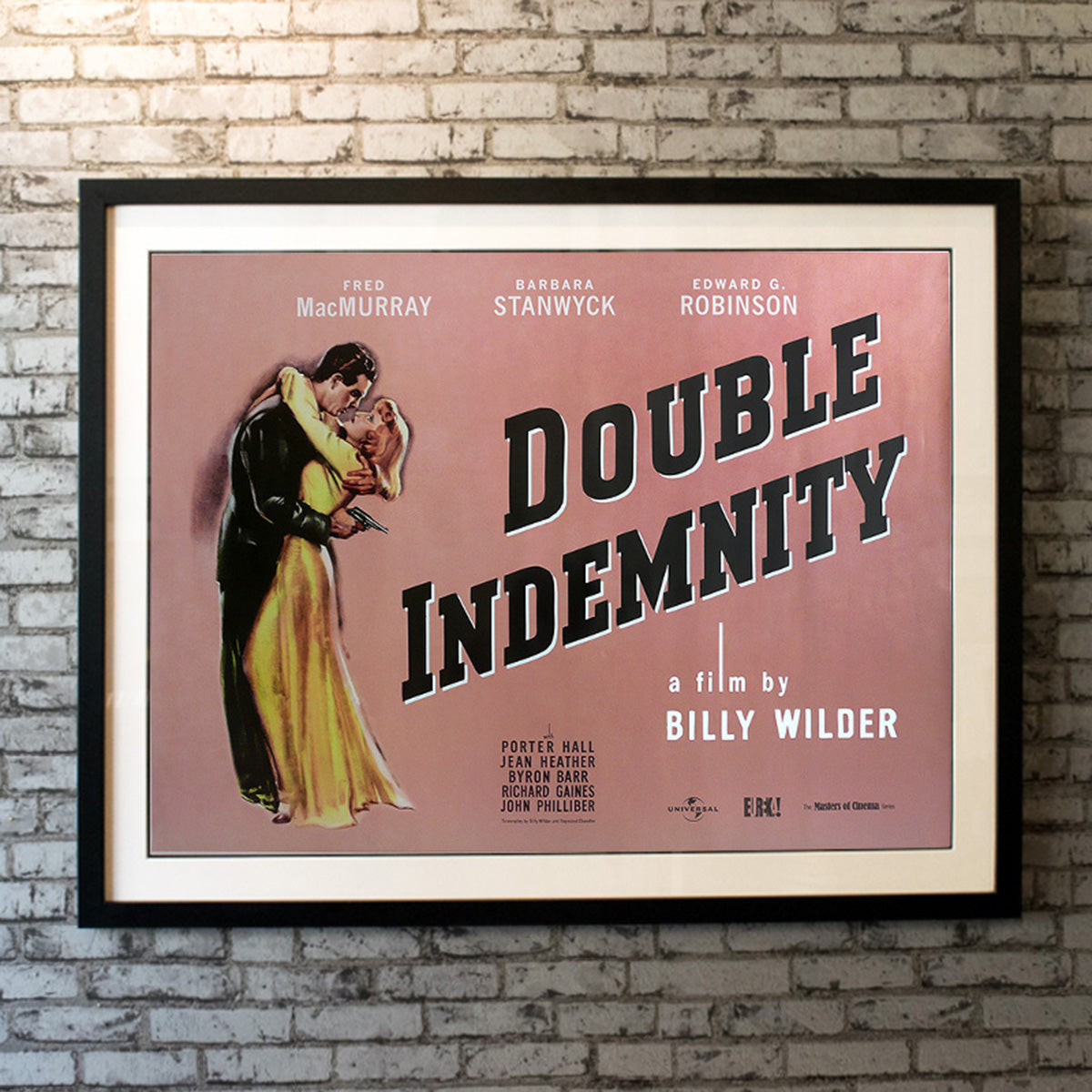 Original Movie Poster of Double Indemnity (2012R)