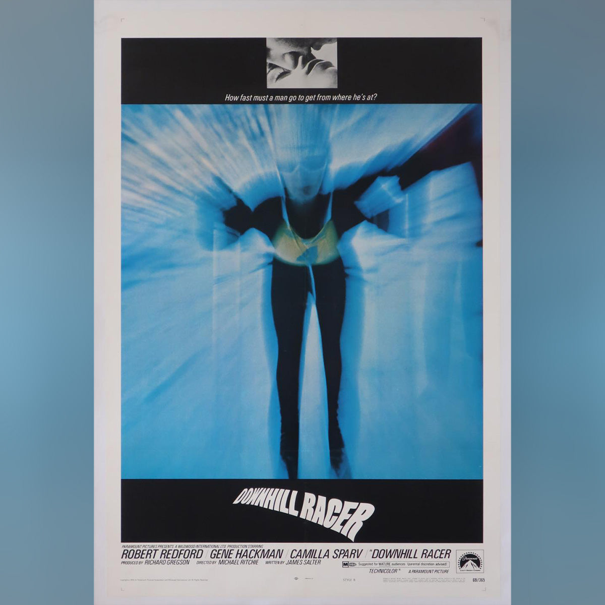 Original Movie Poster of Downhill Racer (1969)