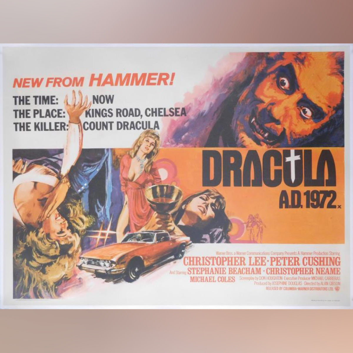 Original Movie Poster of Dracula A.d. 1972 (1972)