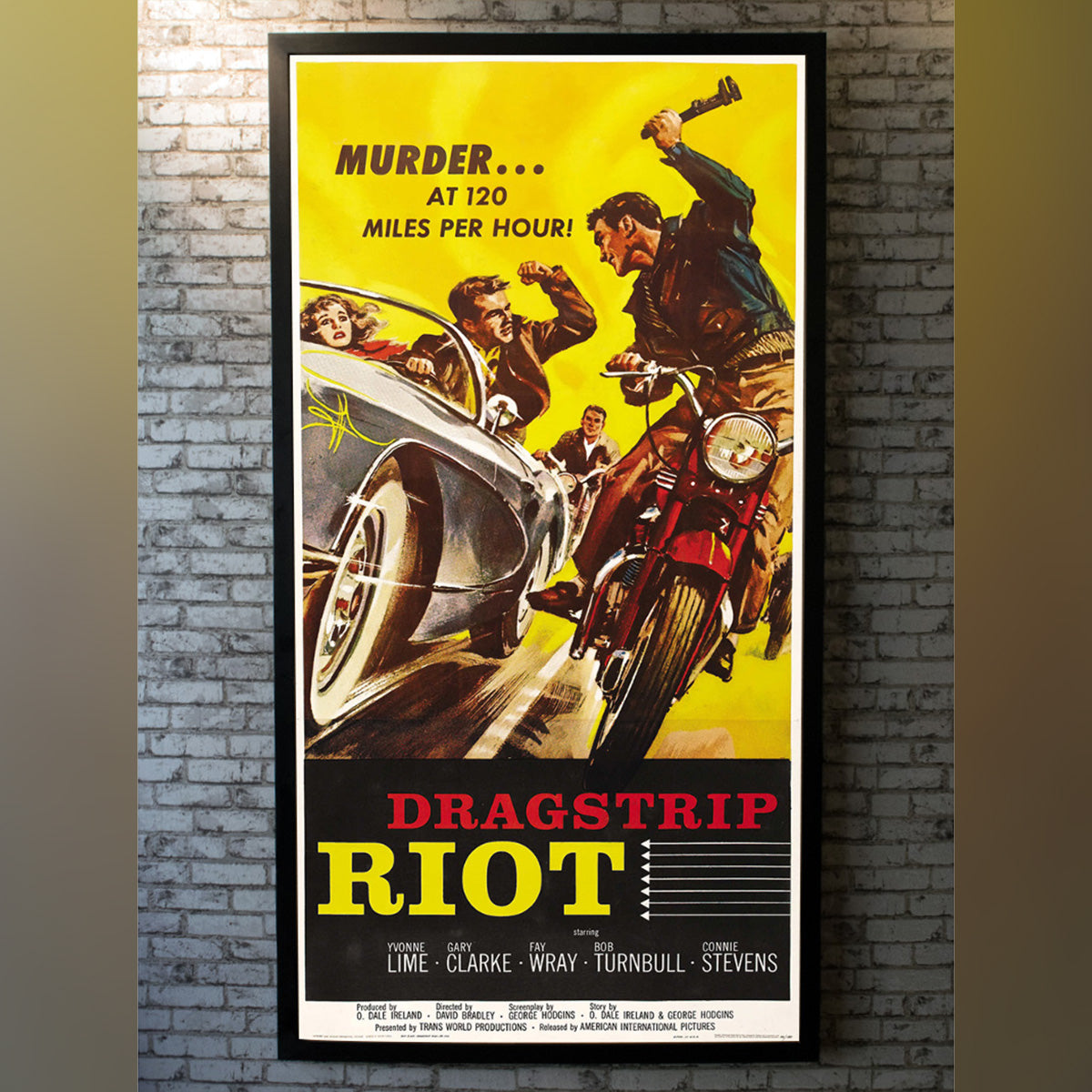 Original Movie Poster of Dragstrip Riot (1958)