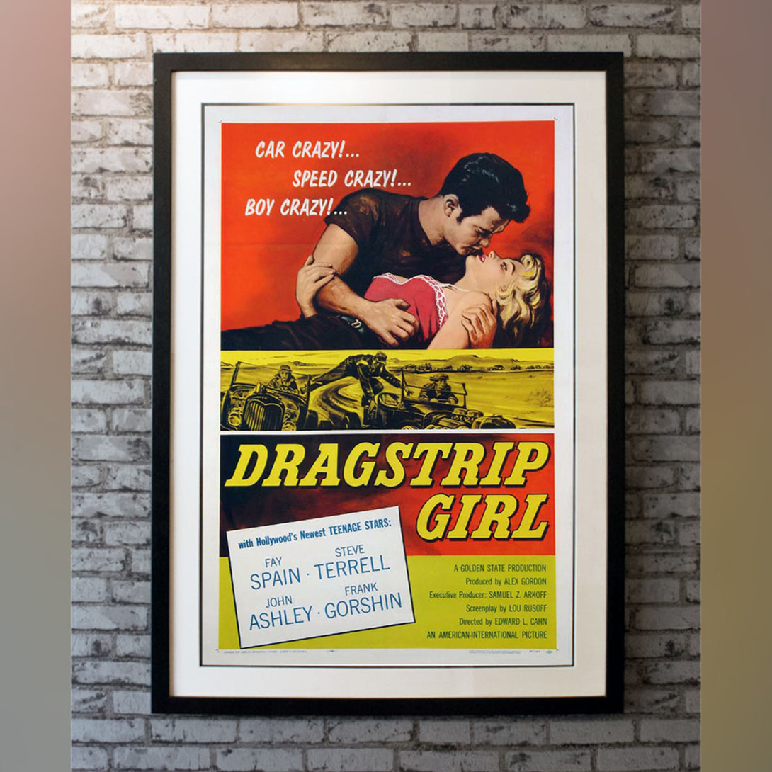 Original Movie Poster of Dragstrip Girl (1957)