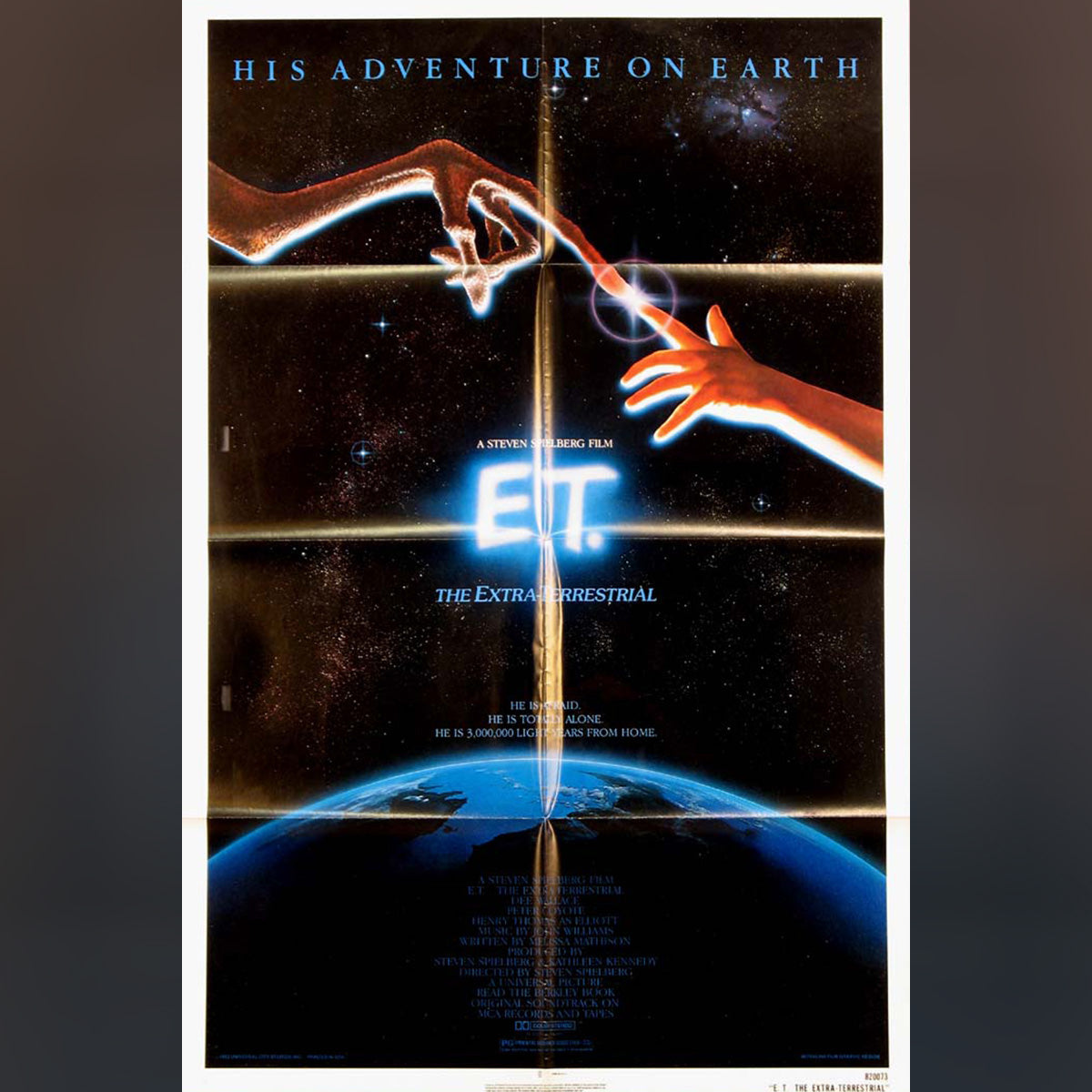 Original Movie Poster of E.t. The Extra-terrestrial (1982)