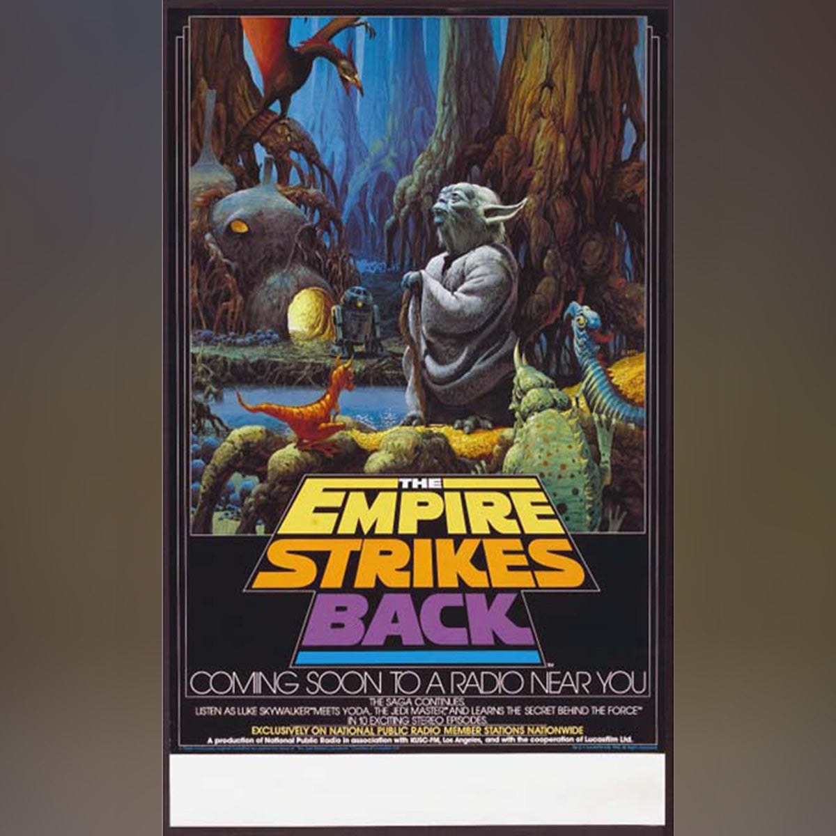 Original Movie Poster of Empire Strikes Back, The (1982)