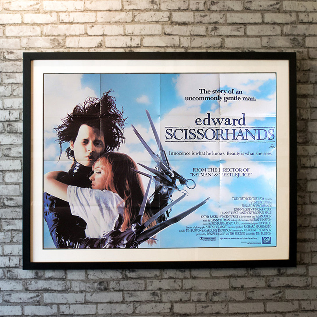 Original Movie Poster of Edward Scissorhands (1990)