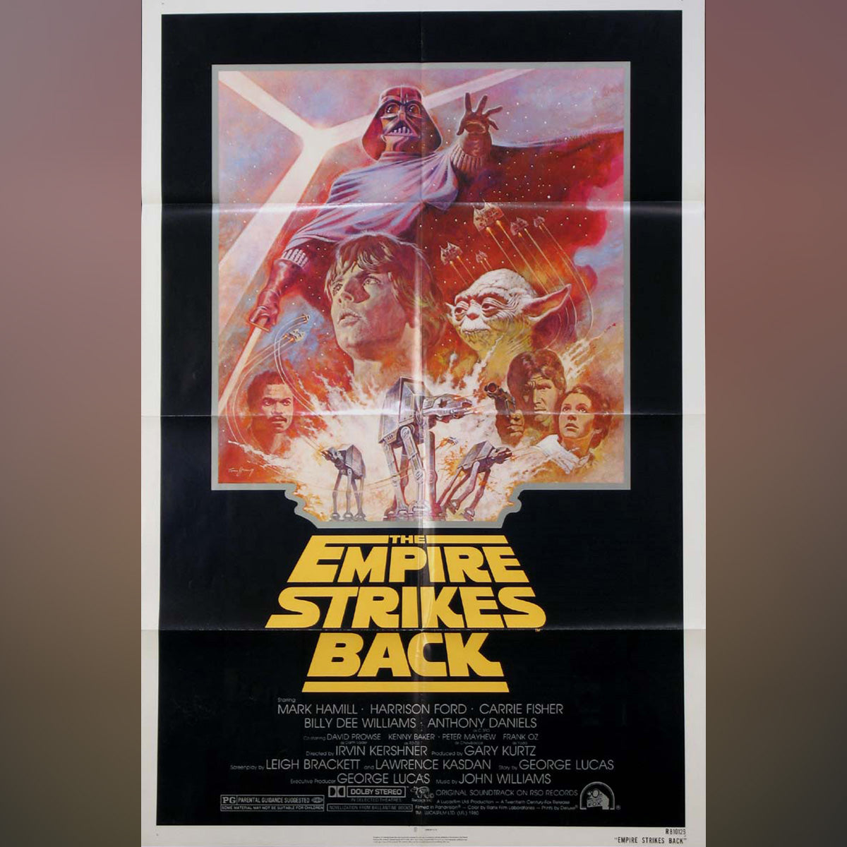 Original Movie Poster of Empire Strikes Back, The (1981R)