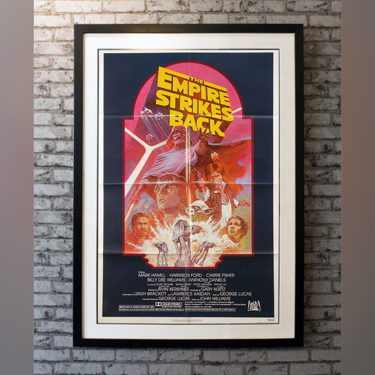 Original Movie Poster of Empire Strikes Back, The (1982R)