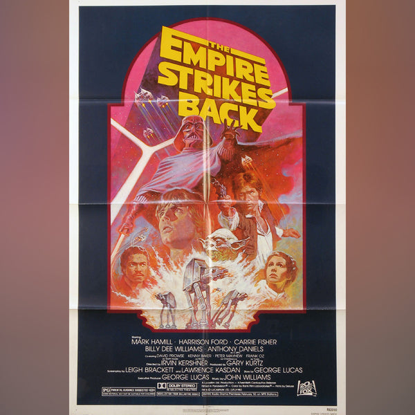 Original Movie Poster of Empire Strikes Back, The (1982R)