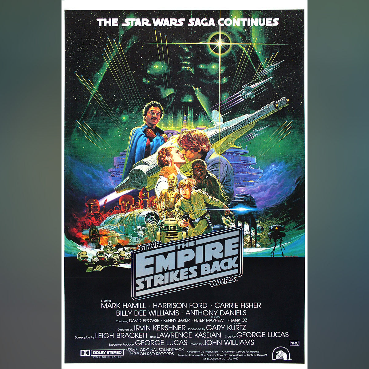 Original Movie Poster of Empire Strikes Back, The (1980)
