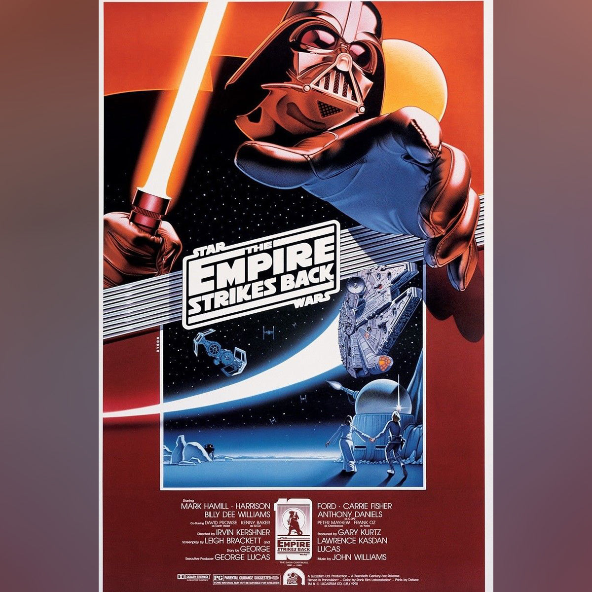 Original Movie Poster of Empire Strikes Back, The (1990R)