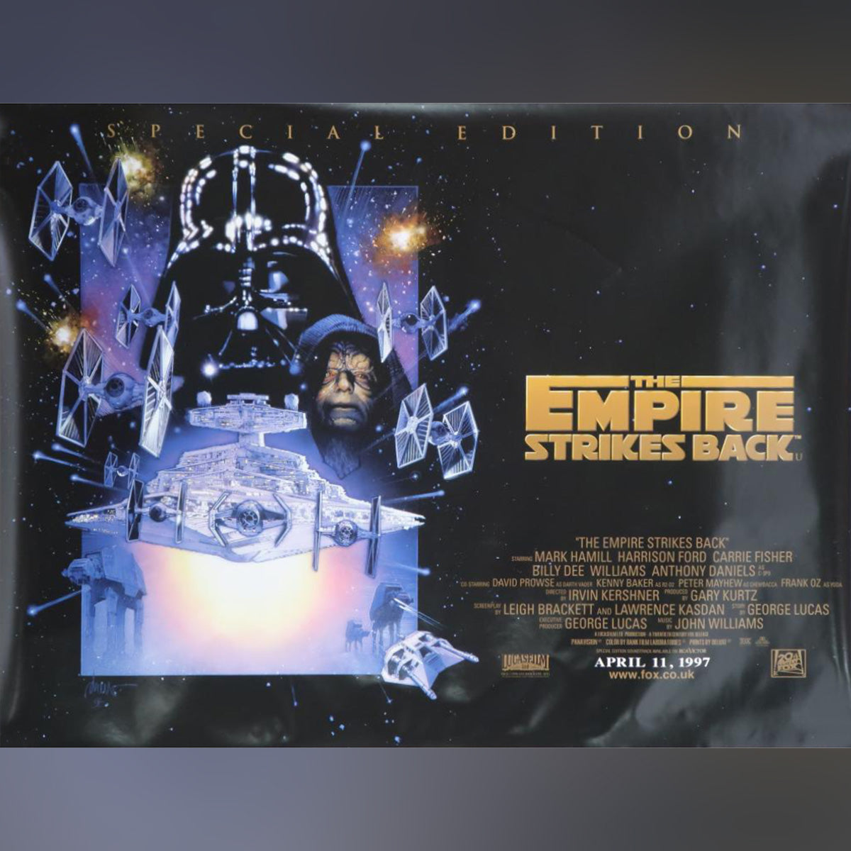 Original Movie Poster of Empire Strikes Back, The (1997R)