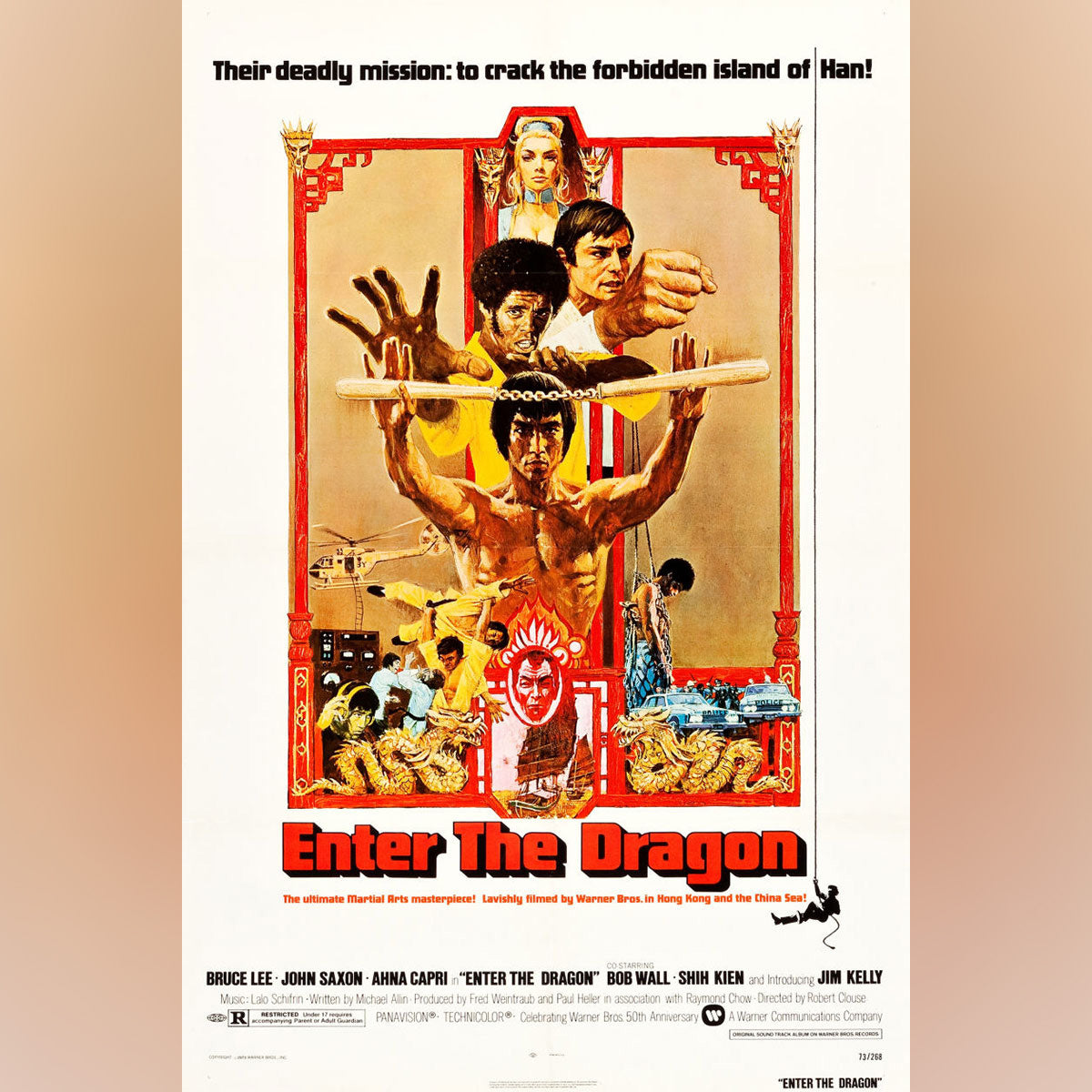 Original Movie Poster of Enter The Dragon (1973)