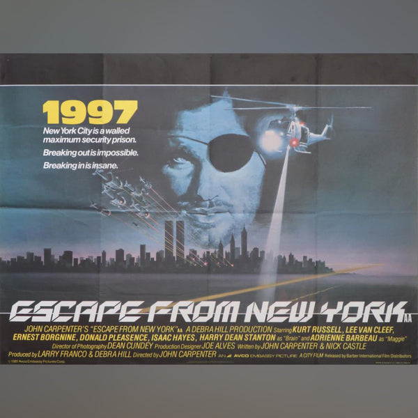 Original Movie Poster of Escape From New York (1981)