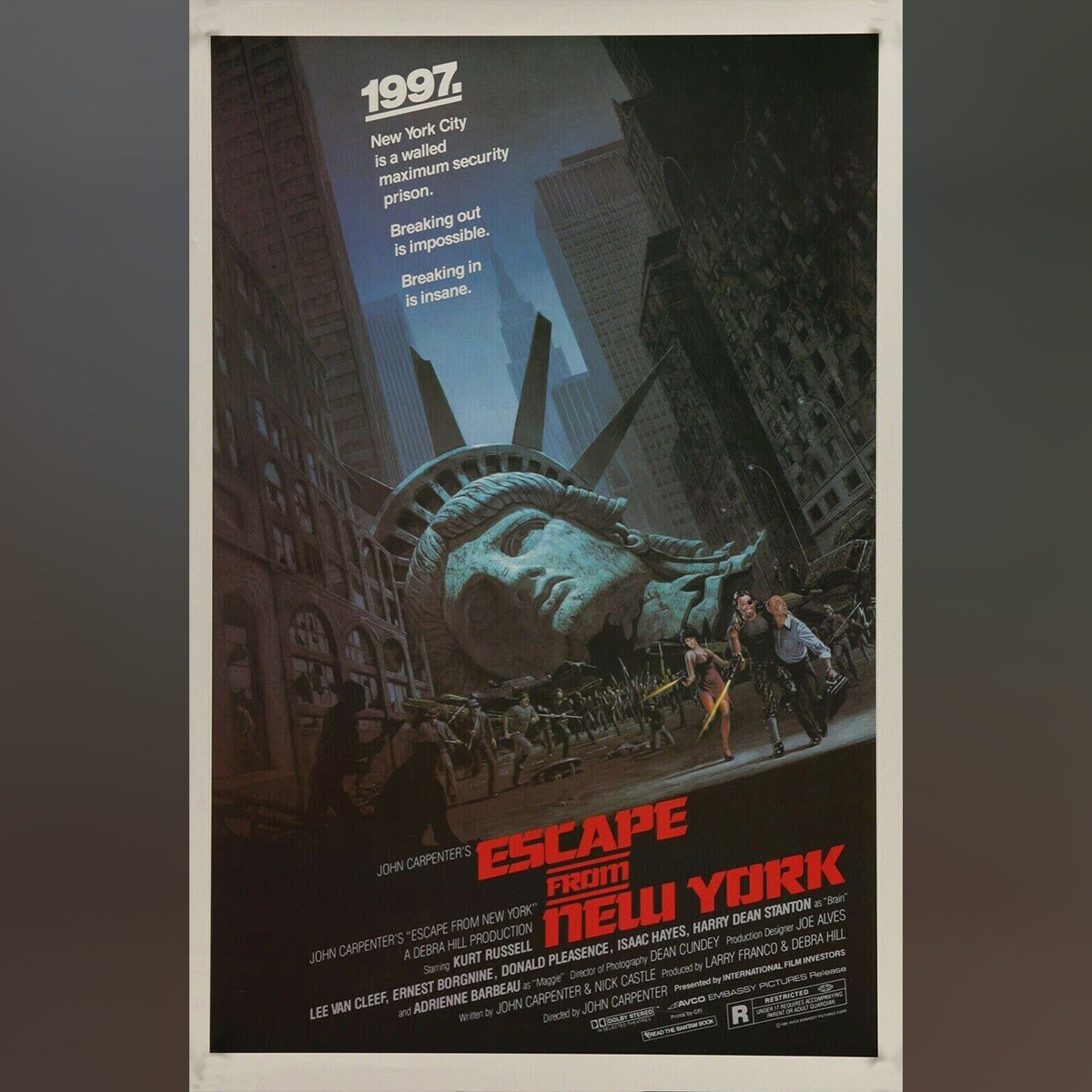 Original Movie Poster of Escape From New York (1981)