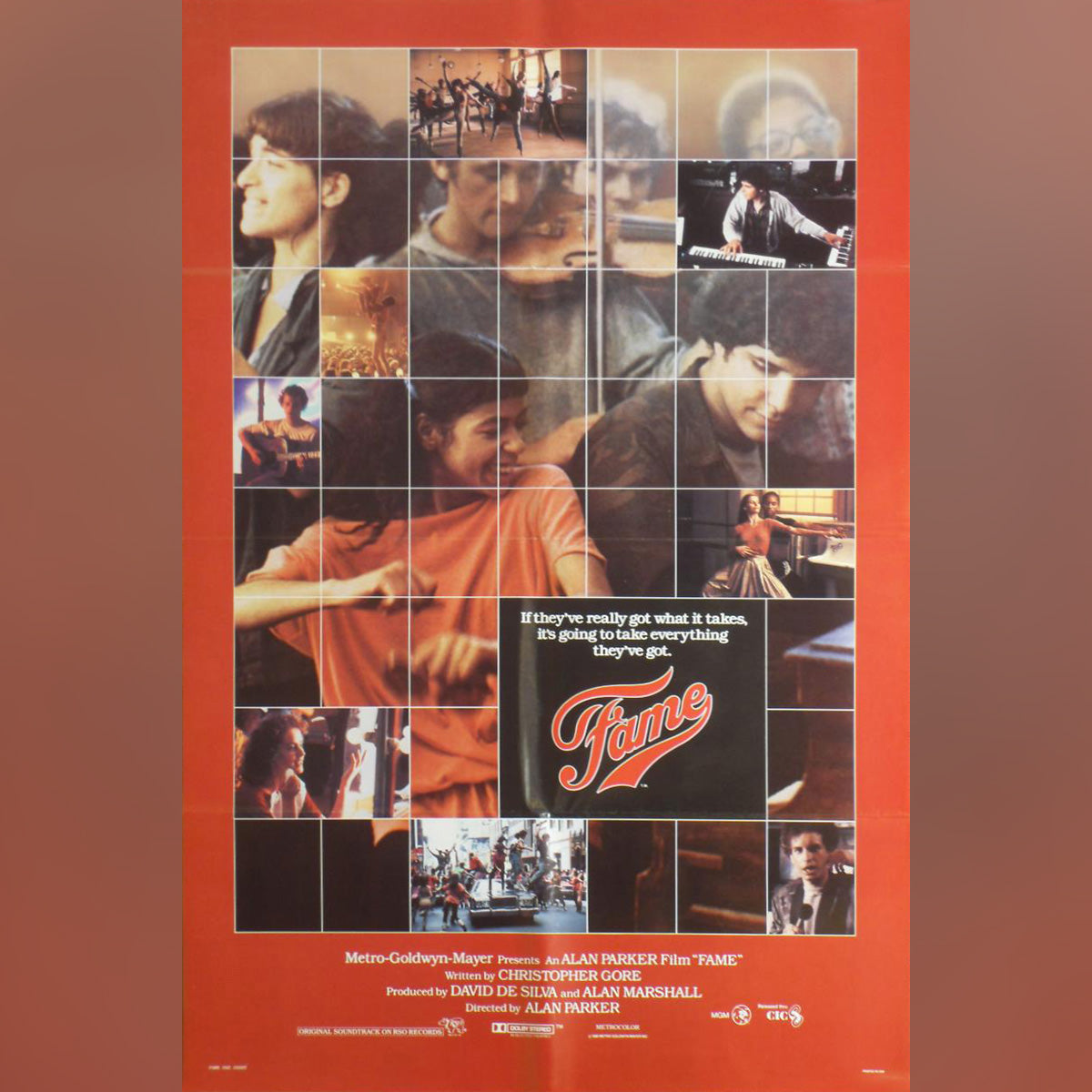 Original Movie Poster of Fame (1980)