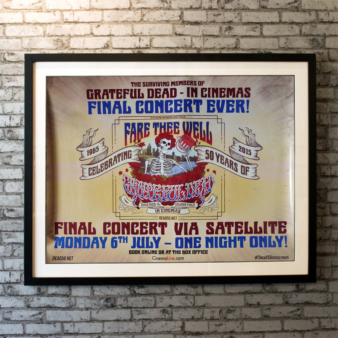 Original Movie Poster of Fare Thee Well: Celebrating 50 Years Of The Grateful Dead (2015)