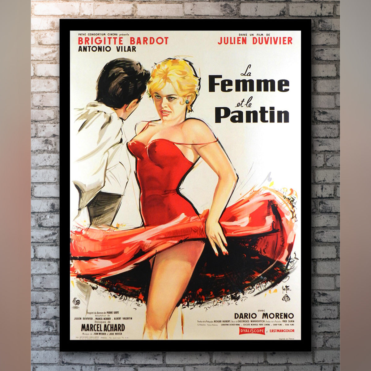 Original Movie Poster of La Femme Et Le Pantin (1959)