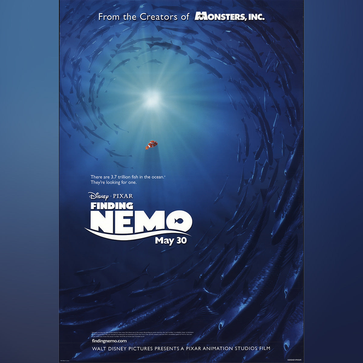 Original Movie Poster of Finding Nemo (2003)
