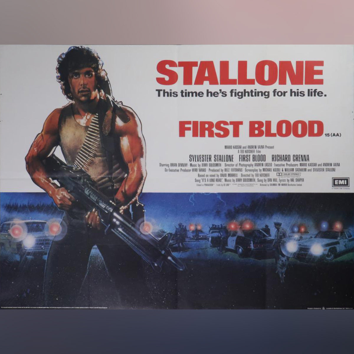 Original Movie Poster of First Blood (1982)