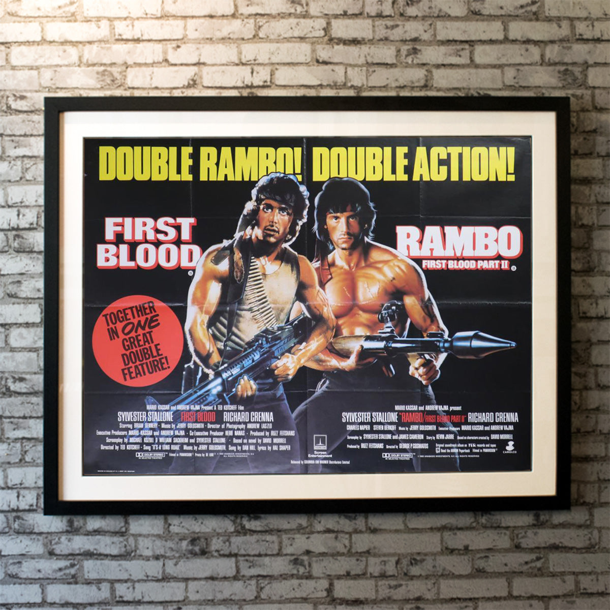 Original Movie Poster of First Blood / Rambo: First Blood Part II (1985)